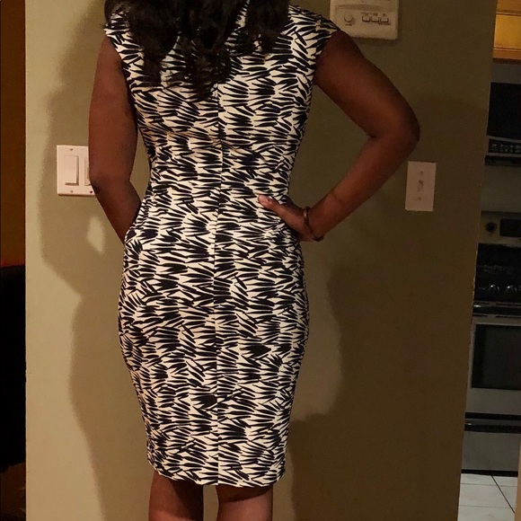 David Meister Black & White Dress - Picture 3 of 7